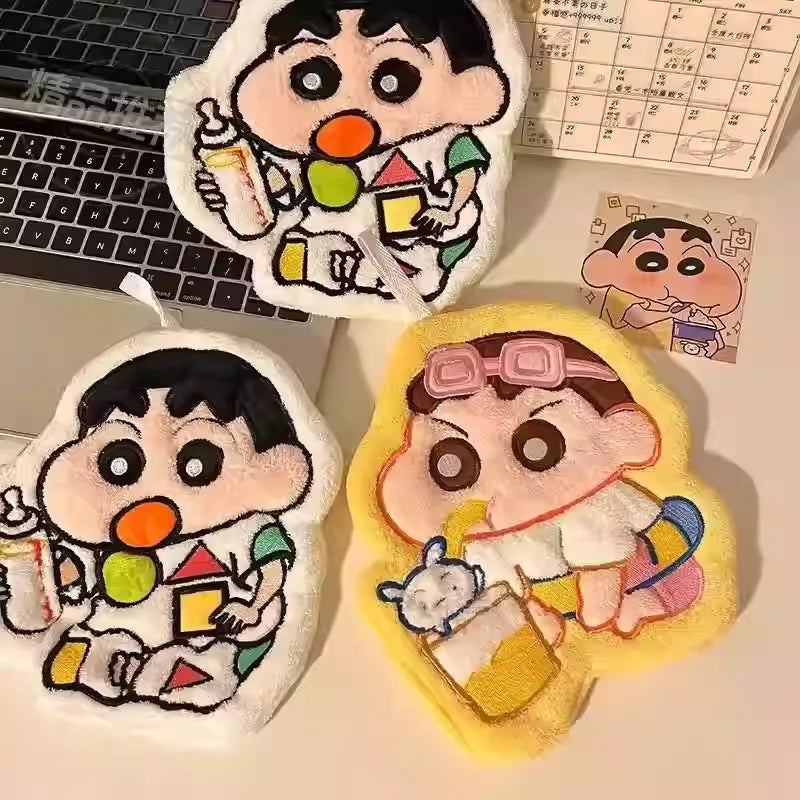 Cartoon Xiaoxin Kitchen Hand Towel Hanging Cute Thickened Bathroom Household Water Absorbent Towel Non Shedding Dish Cloth