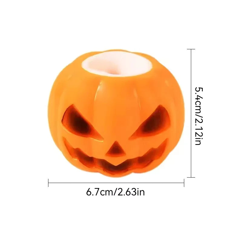 Squishy Squeeze Fidget Toys Halloween Pumpkin Ghost Cup Funny Prank Joke Novelty Stress Relief Party Favors Adults Creative Gift