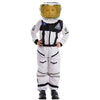 Astronaut Costume with Helmet Space Suit for Toddler, Kids Astronaut Halloween Costume for Cosplay