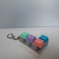 KeychainToy Press Stress Relief Fidget Button Key Caps Key Ring Keyboard Keychain Adult Stress Reduction Toys Finger Party Gift