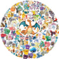 50/100/200pcs Pokemon Anime Stickers Pikachu Kawaii Sticker Laptop Suitcase Skateboard Guitar Phone Cartoon Kid Gift Toys
