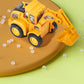 Engineering Vehicle Model Press Sliding Car Excavator Bulldozer Children Educational Construction Vehicle Toy Kids Boy Gift