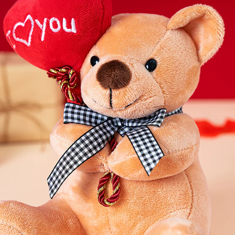 kawaii mother kids Stuffed Toys Soft Love Bear Plush Animal Toy Cute Girlfriend Gift Valentine's Day Present Room Bed Desk Decor