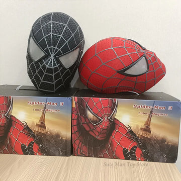 Hottoys Marvel 1:1 Tobey Mask 3D Cosplay Mask Faceshell Mascara Detachable Lenses Costumes Helmet Halloween Gift Ornament Toy