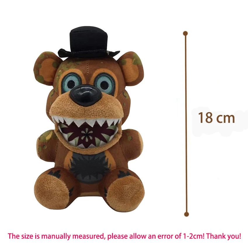 Five Night At Freddy Fnaf Cute Plush Toys Game Doll Freddy Fazbear/Bonnie/Chica Cartoon Stuffed Dolls Toys For Children Gifts