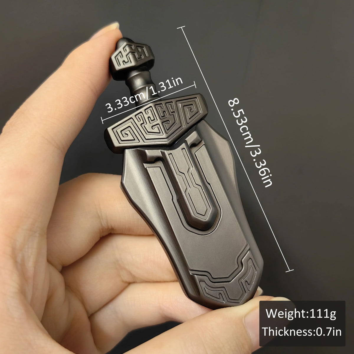 EDC Sword Decompression Toys Fidget Sliders Fidget Toys Stress Relief for Adults Magnetic Metal Toys Anti-Anxiety Office