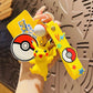 6Style Pokemon Anime Pikachu Gengar Meowth Keychain Car Key School Bags Backpack Decorations Pendant Desktop Decoration Toy Gift