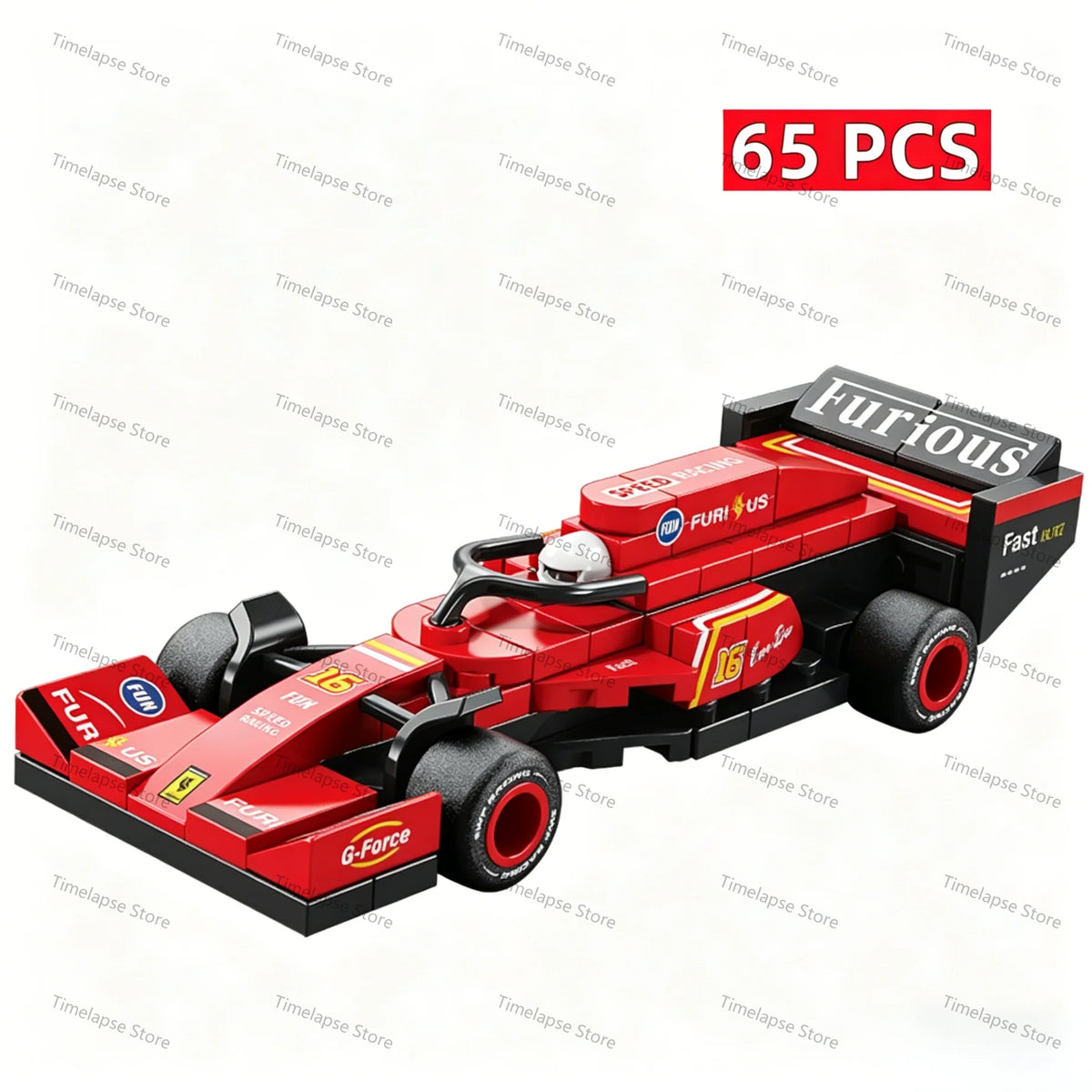 NEW DIY Four Grid Formula Racers Racing Car Pull Back Speed Vehicle Building Blocks Kit Boys Bricks Movie Model  Toy City Ideas