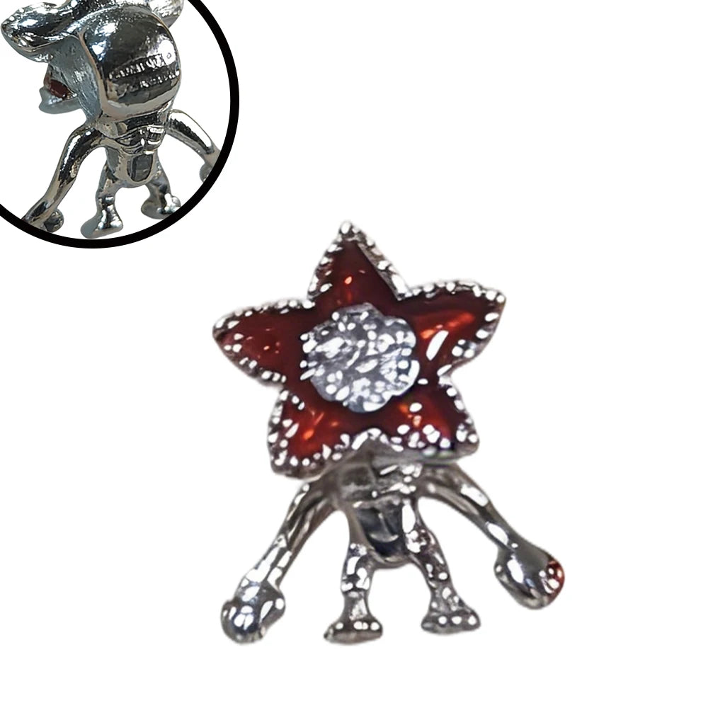 New Red Monster Flower Charm Bracelet 925 Sterling Silver Beaded DIY 2026 Trendy Fine Jewelry Adjustable Hypoallergenic