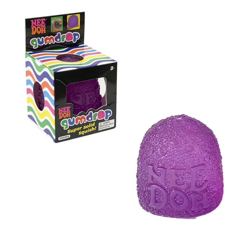 Schylling Needoh Maltose Dream Drop Cube Gumdrop Jellyfish Slow Rising Decompression for Sensory Squeeze Relax Stress Relief Toy