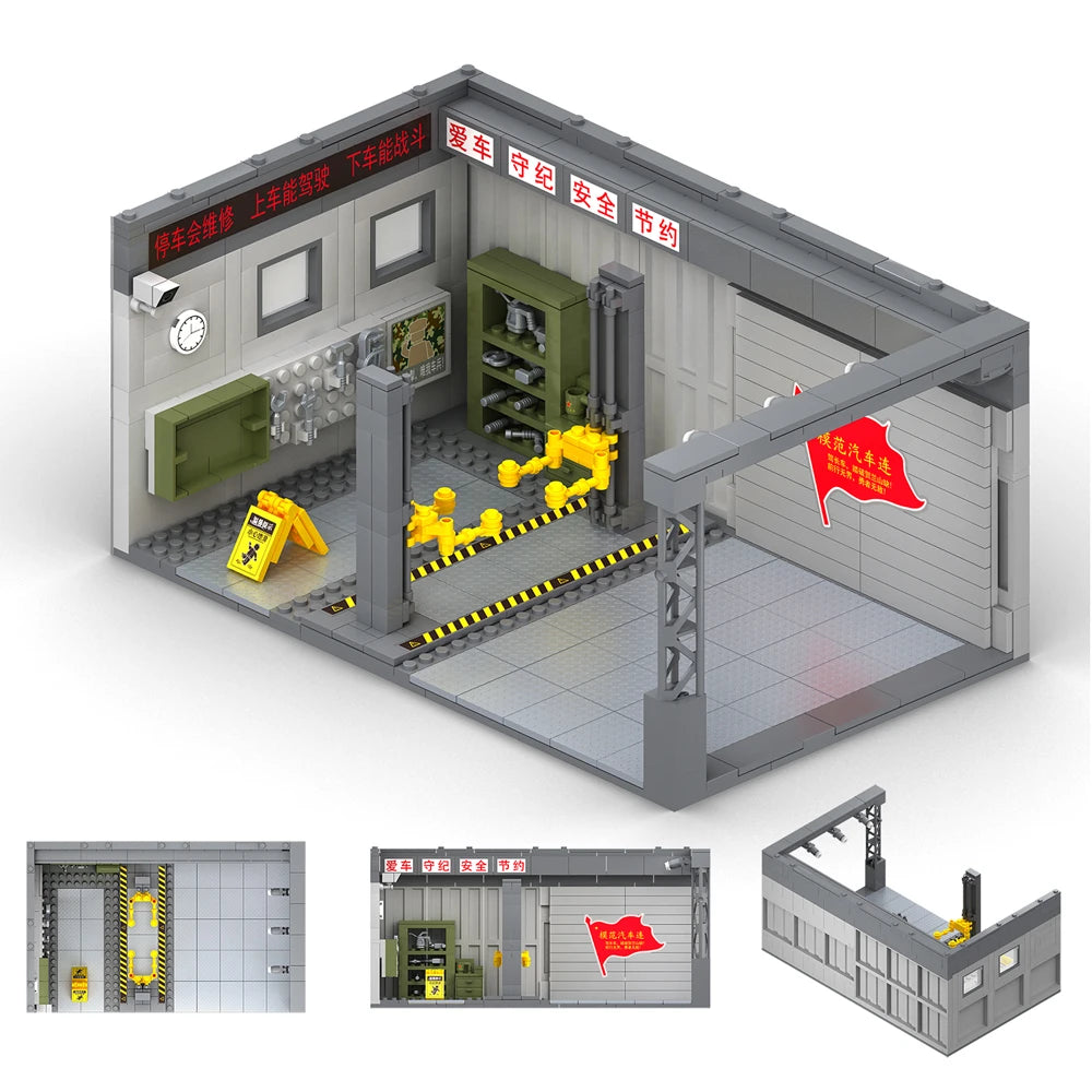 World War Army Military Soldiers Police SWAT Armored Vehicle Model Building Blocks Bricks Children's Toys Gift ﻿