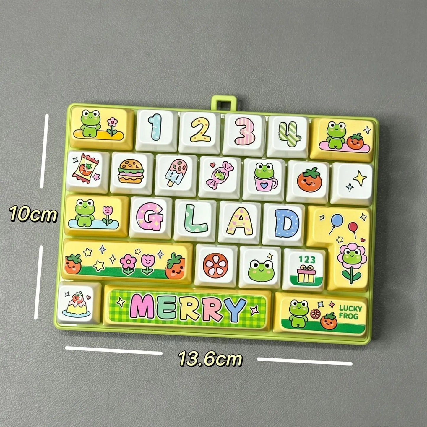 Cute 26 key stress reducing keyboard creative mechanical healing tool popular pendant small gift accessories