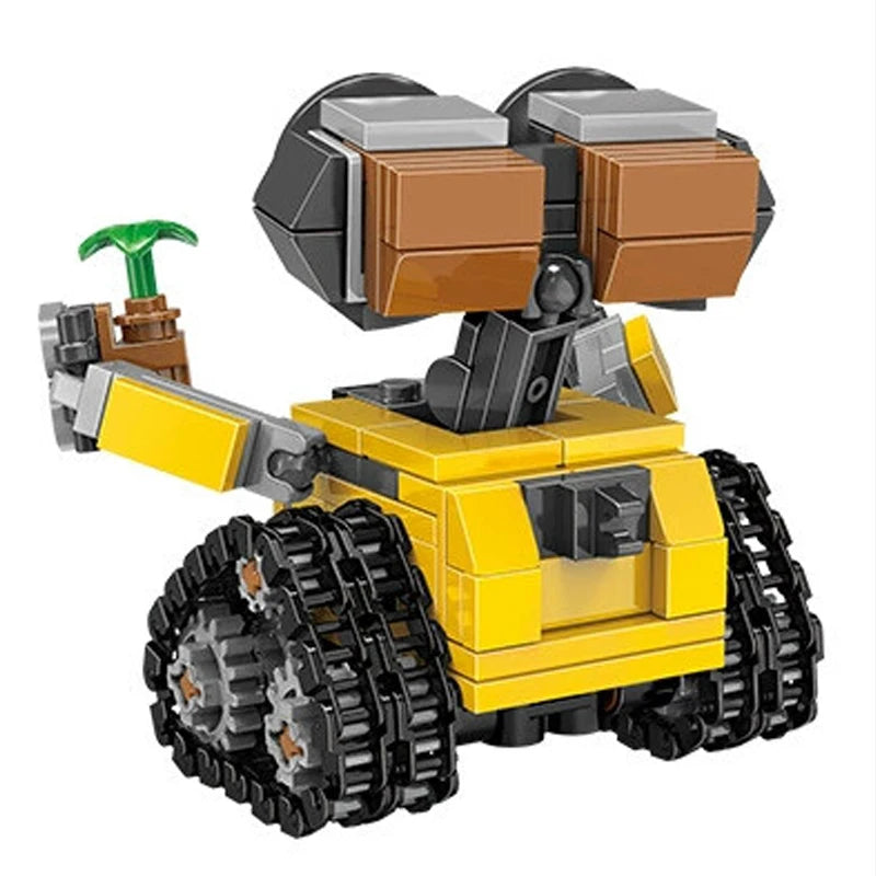 Space Mini Robot MOC Building Bricks Toys 217Pcs Tracked Bot Model Classic Movie Sci-Fi Blocks Dolls Kids and Adult Gifts