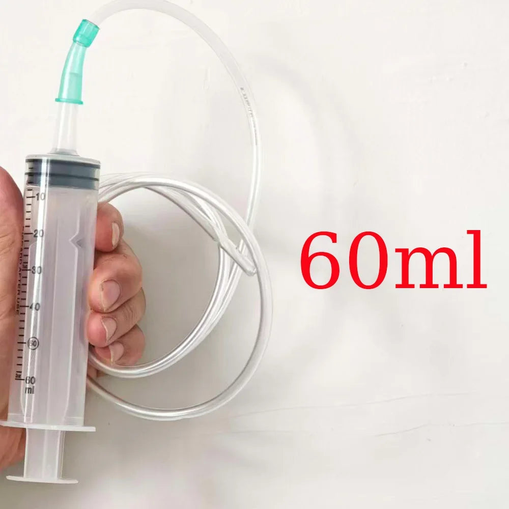 Large Capacity Plastic Oil Extractor Syringe 100-1000ml Multi-use for Car Oil Lab Glue Pet Veterinary Watering