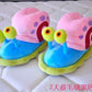 Plush SpongeBob SquarePants Cotton Shoes Snail Bags Heels Cute Home Slippers SpongeBob SquarePants Snail Boots Plush Gift