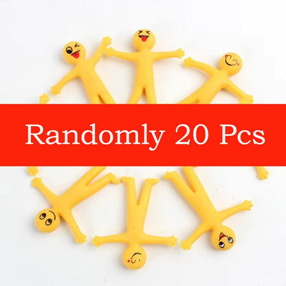 8/20pcs Funny Little Man Squishy Fidget Toys Antistress Adult Children Rising Stress Relief Squeeze Toys Kids Charisma Gift Toys