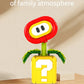 New Creative Flame Flower Building Blocks MOC DIY Potted Plant Model Desktop Decor Birthday Christmas Gifts Carnivorous Plant