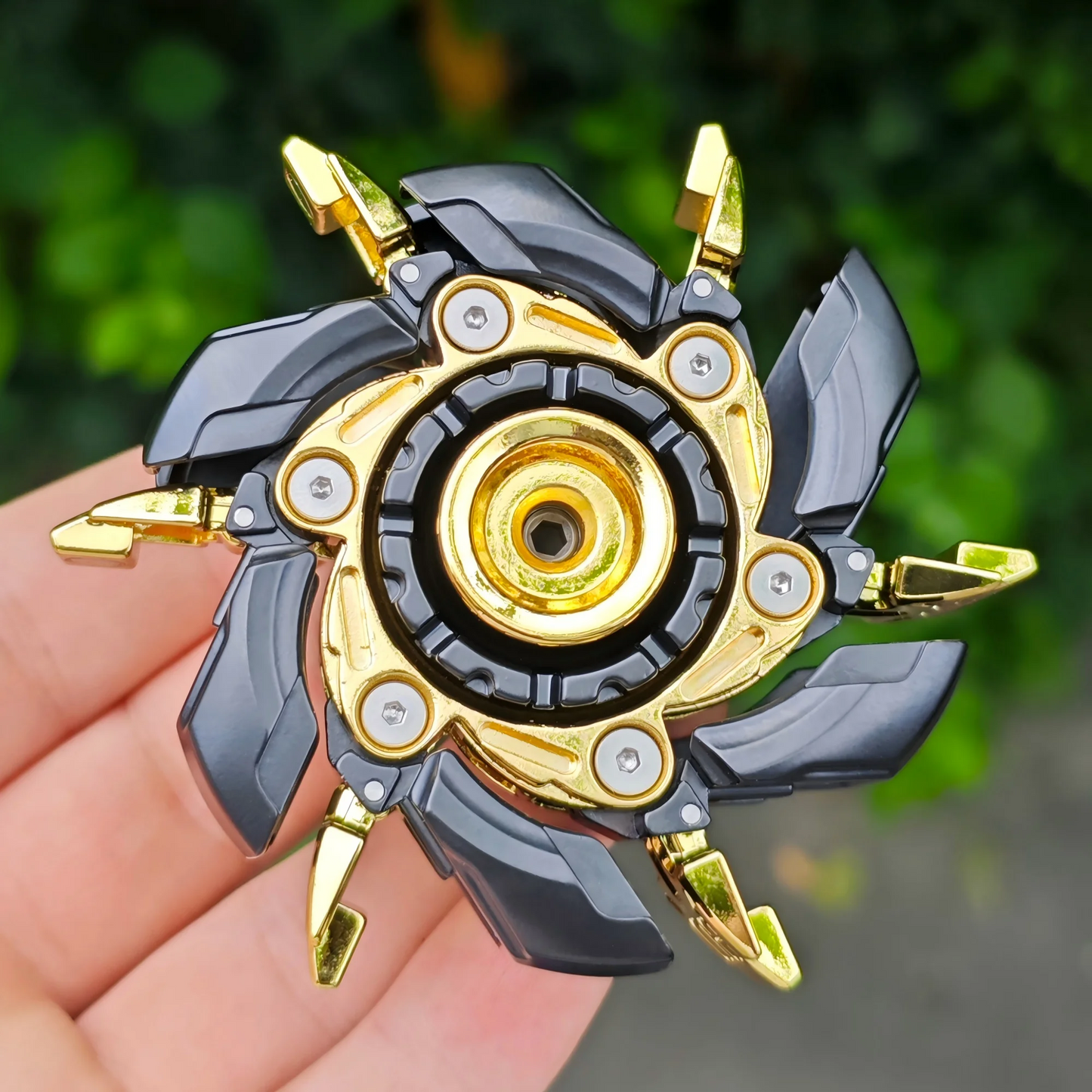 EDC Fidget Sliders Fidget Toys Stress Relief For Adults Magnetic Metal Irritable Mood Buster Open Armor Spinning TopFidget Toys
