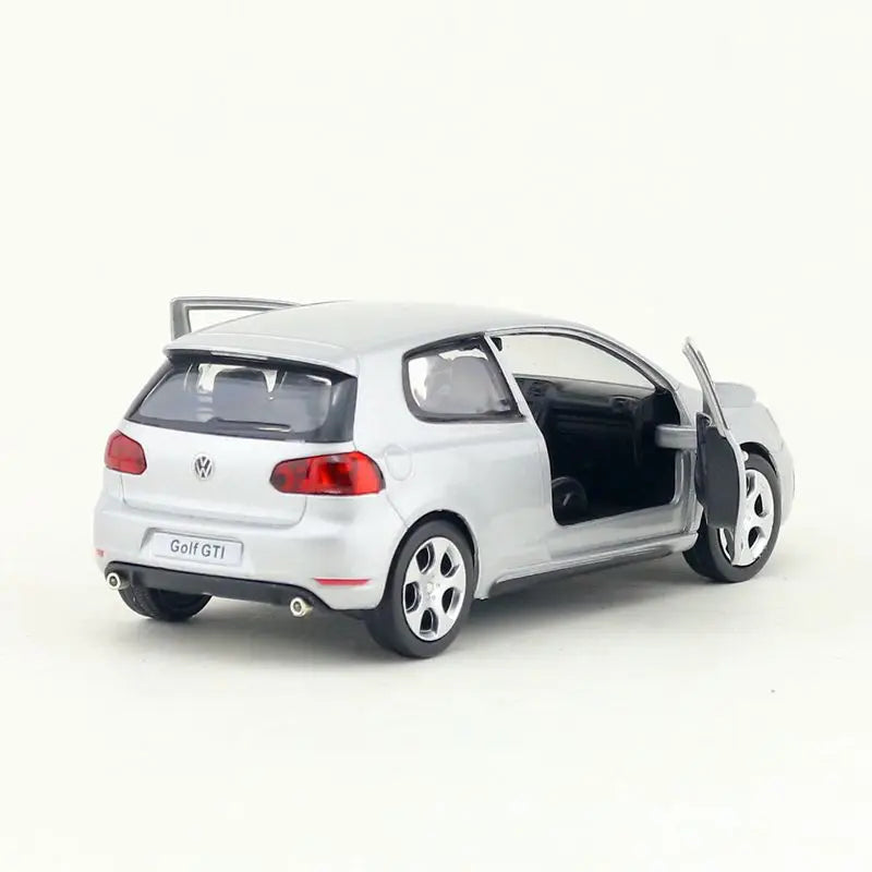 1:36 Scale VW Golf 6 Alloy Diecast Cars Model Toy High Simulation Metal Body Doors Opened Pull Back Vehicles For Childrens Gifts