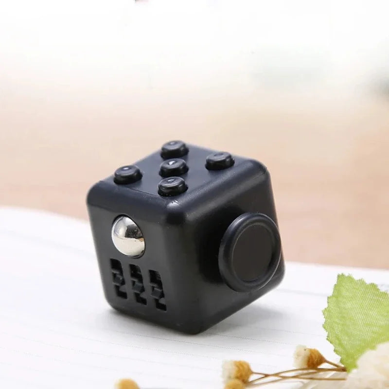 Fidget Stress Relief Dice Colorful Anti-Stress Fingertip Toys for Autism & Anxiety Relief