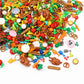 Moc Food Building Blocks Parts Fruit Frish Dish Drumstick Sausage Bone DIY Bricks Bulk Set Compatible with City View Toys Weigh