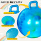 18" Hopper Ball with Handle Bouncing Ball Marble Bouncy Balls Hopping Toys Inflatable Hop Ball Jumping Ball for Boys Girls