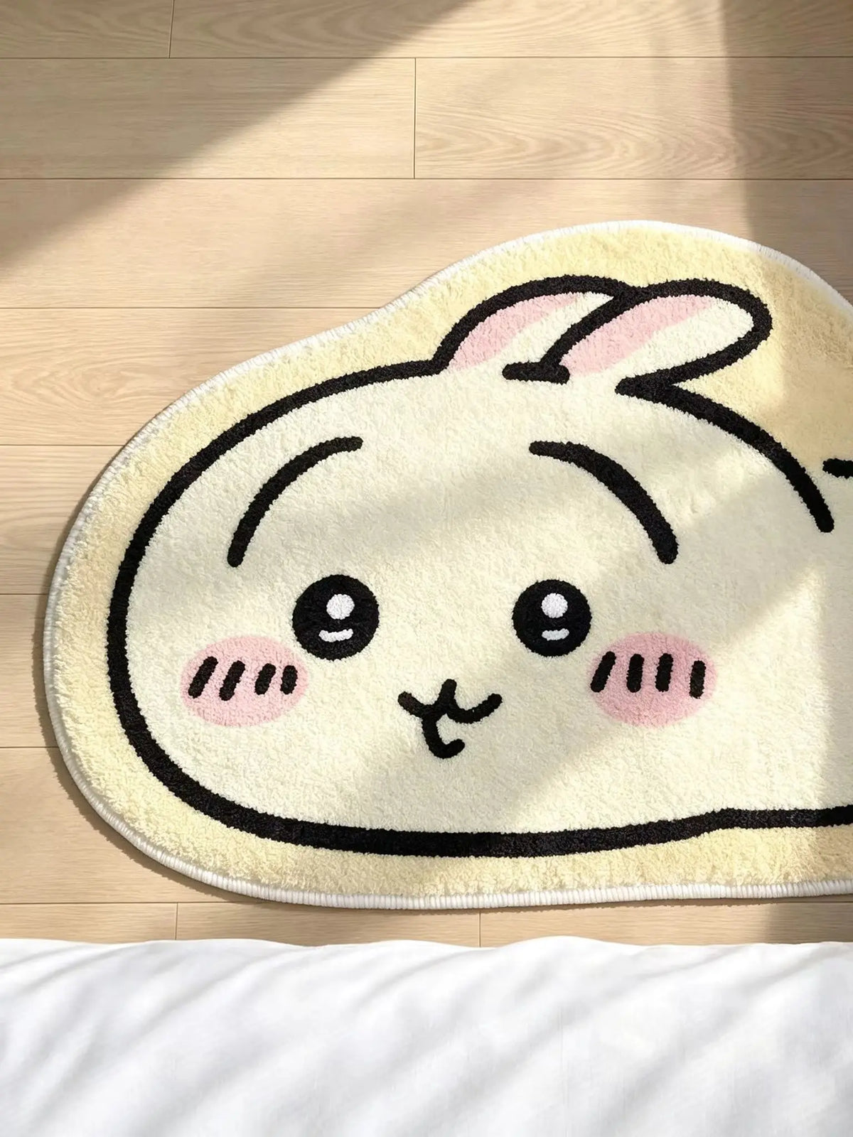 Chiikawa Cartoon Rug Anime Hachiware Usagi Plush Floor Mat Bathroom Non-Slip Carpet Car Cushion Soft Living Room Decor...