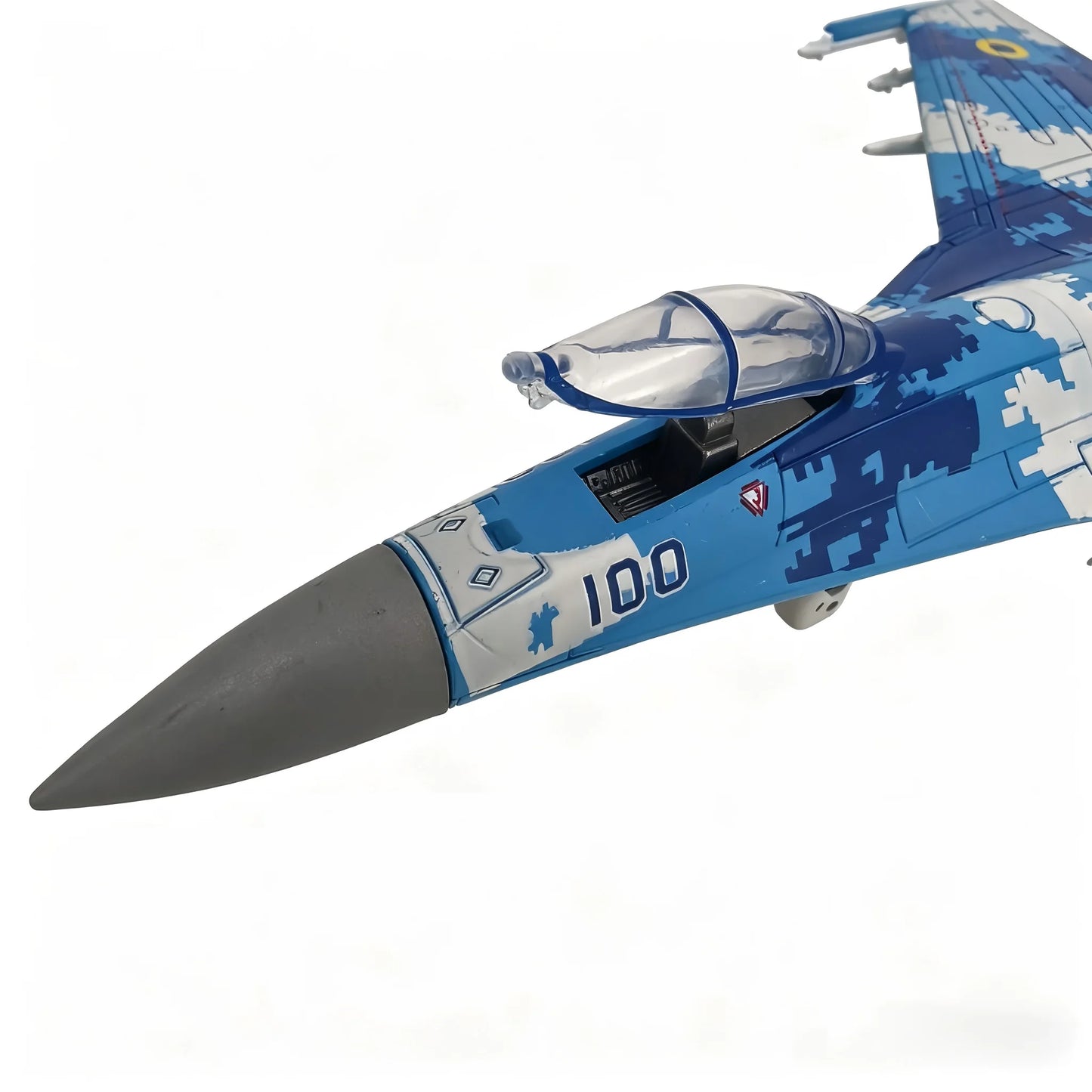 1:72 Creative Military Series Sukhoi Su-27 Flanker Fighter Building Blocks Multi-Role Heavy Jet Model No Glue No Paint Assembly