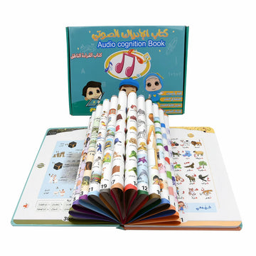 New Arabic and English Bilingual E-book for Children's Early Childhood Education Smart Toys Audible Muslim Book Reading Book