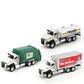 1:50 Alloy Truck Model Engineering Vehicle Excavator Bulldozer Head Dumper Truck Crane Tanker Toys For Children's Gifts