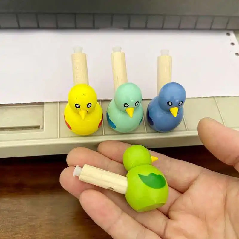 3PCS Wooden Bird Whistle for Kids Music Toys Educational Gifts Birthday Party Favors Noisemakers Classroom Prizes