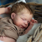 Risbecko 48cm Reborn Doll Baby Full Silicone Vinyl Girl Body -19 inch 3D Painted Skin Realistic Touch Doll Toy Christmas Gift