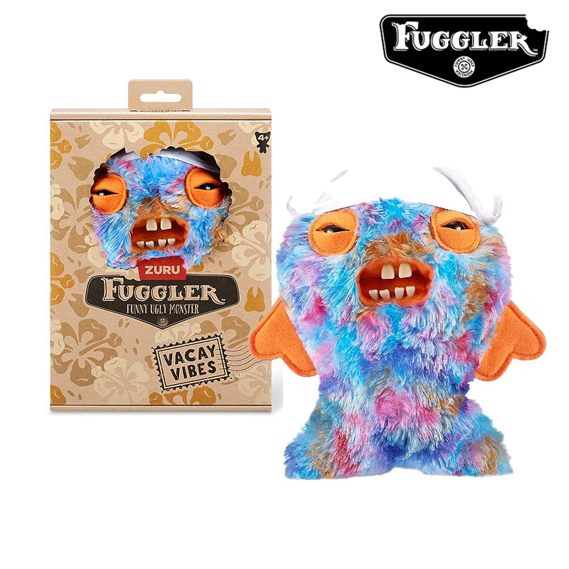 Original Fuggler Ugly Monster Plushies Toys Fuggs Teeths Stuffed Animal Funny Shark Laboratory Misfits Vacay Series Dolls 22CM