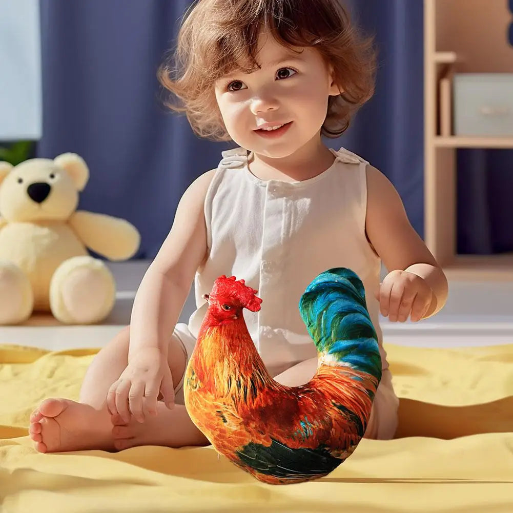 Simulation Hen Bird Goose Plush Doll Pillow Cushion Toy Creative Plush 3D Bird Plush Toy Stuffed Chicken Soft Stuffed Toy