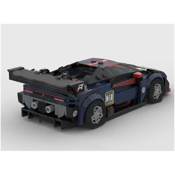 GT3 car model MOC  speed supercar creative educational children's building block gift