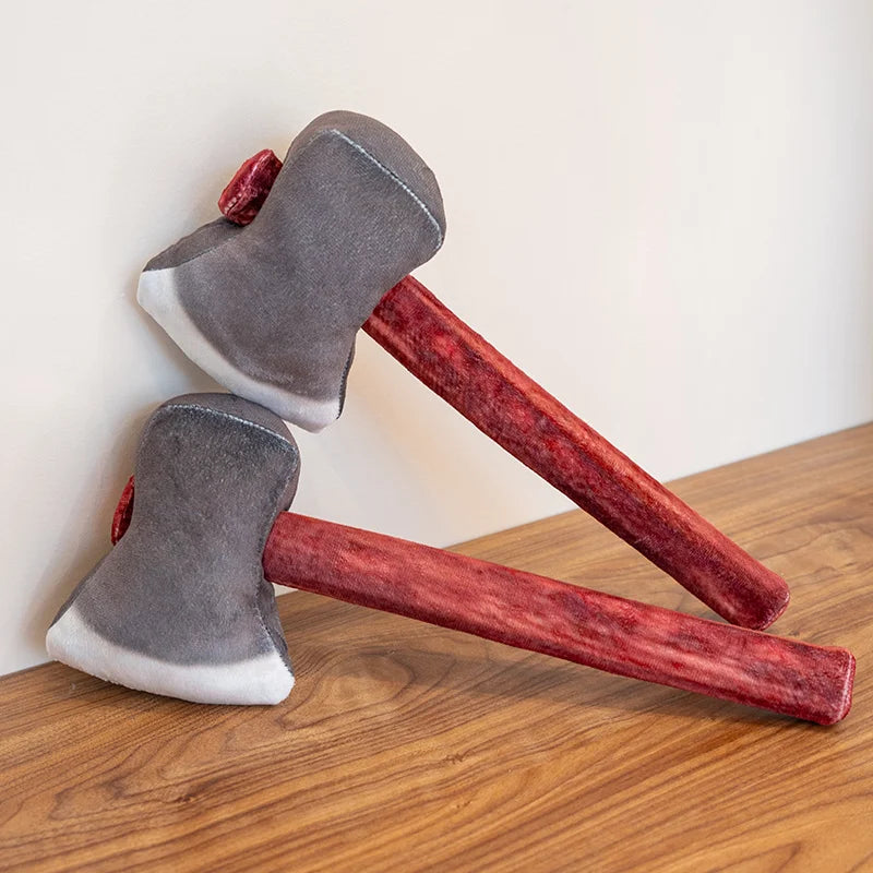 Realistic Axe&Claw Hammer Plush Toys Cotton Stuffed Lifelike Tools Toys Funny Children Game Props Creative Home Decor