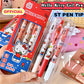 3Pcs Genuine Sanrio Hello Kitty 0.5MM Gel Pens Kawaii  Cinnamoroll Kuromi Black Pen Student Stationery Supplies School Gifts