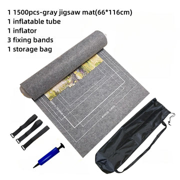 MaxRenard Jigsaw Puzzle Mat Roll Up Puzzles Board for Up to 1500, 1000, 500 Pieces Large Portable Table Saver Puzzle Keeper