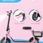 Hiboy Q2 Lite Kids Electric Scooter with Seat 100W Motor 9.3MPH Children E-Scooter UL Certified Battery LED Lights Gift for Boys Girls Ages 4-10