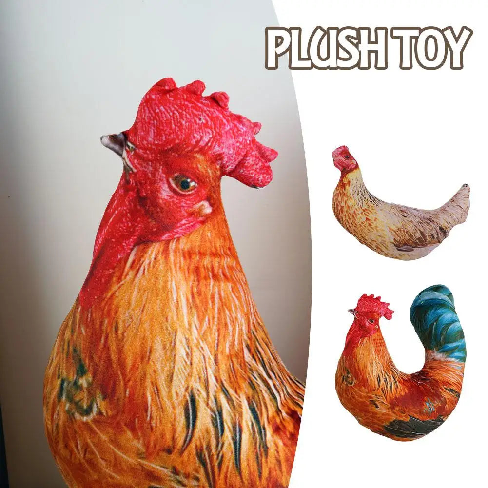 Simulation Hen Bird Goose Plush Doll Pillow Cushion Toy Creative Plush 3D Bird Plush Toy Stuffed Chicken Soft Stuffed Toy