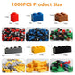 300/500/1000 DIY Creative Building Blocks Bulk Set Urban Classic Blocks Assembled Birthday Gift Children's Educational Toys