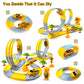 Children Electric Magical Flexible Track Toy Car Engineering Car Kids Educational Toys Train Toys for Children Birthday Gift