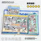 4pcs Snoopy Clear Plastic Zipper File Folder Cartoon A4/A5/B5 Water Resistant Document Pouch Office Supplies Document Protectors
