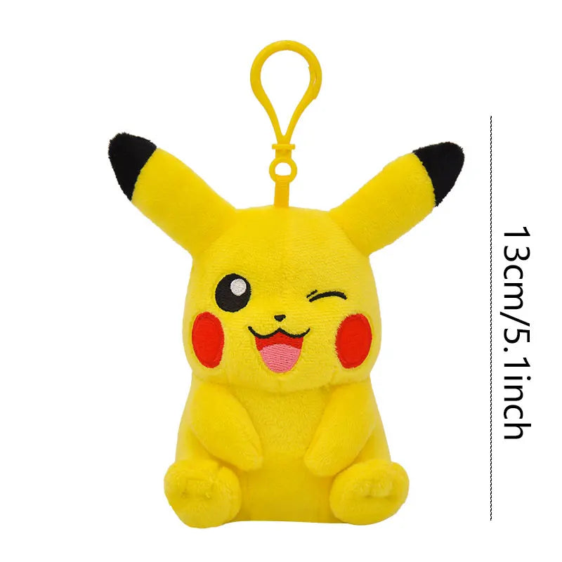 Genuine Pokemon Rowlet Love Series Kawaii Plush Stuffed Toy Keychain Backpack Pendant Keyring Doll Birthday Gifts For Kid Boys