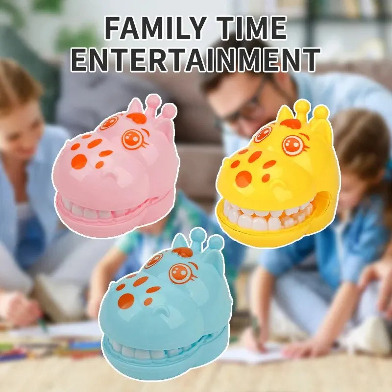 Teeth Brushing AIDS For Children Oral Brushing Early Education Toy Baby Play Every Family Tooth Model Cartoon Giraffe Toothbrush