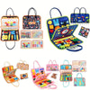 Busy Board Montessori Sensory Toy – Educational Travel Activity Board