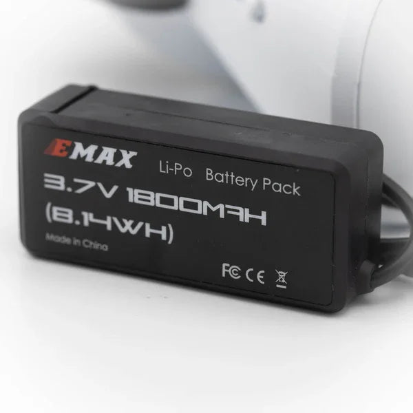 EMAX USA Official Tinyhawk 5.8G 48CH Diversity FPV Goggles 4.3 Inches Headset Dual Antennas 4.2V 1800mAh Battery For RC Drone