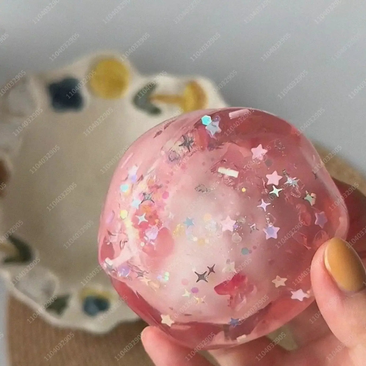 Crispy Squishy Ball Cracking Wax Crunchy Shatter Stress Ball ASMR Satisfying Pop Sound Anti Stress Relief Fidget Toys for Adults