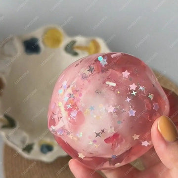Crispy Squishy Ball Cracking Wax Crunchy Shatter Stress Ball ASMR Satisfying Pop Sound Anti Stress Relief Fidget Toys for Adults
