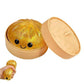 Giant Size Steamed Bun Squeeze Toy Glitter Simulated Food Dumpling Squishy for Office Desk Decor Fun Birthday Party Favors